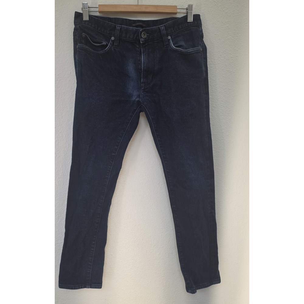 John Varvatos Jeans Men 31 Slim Dark Blue Denim Casual Pants Trousers